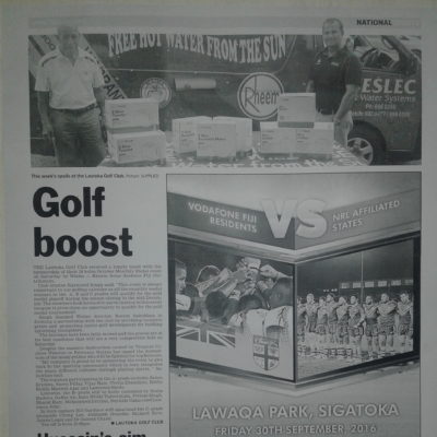 Fiji Times Golf Boost